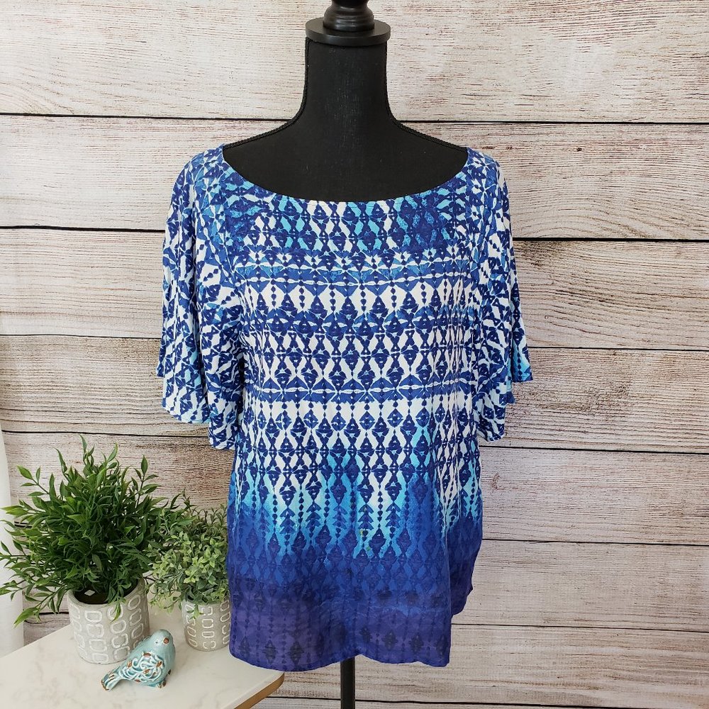 BEACHLUNCHLOUNGE IKAT DESIGN TOP - SMALL